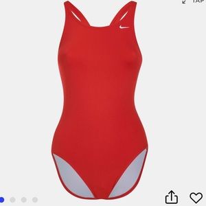 Nike swimsuit in red